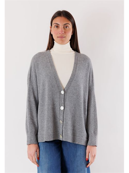 cardigan bottoni KONTATTO | FA104NGRIGIO MEL