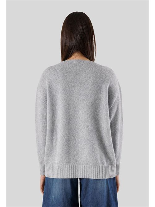 maglia fluida scollo v FA106N KONTATTO | FA106NGRIGIO MEL