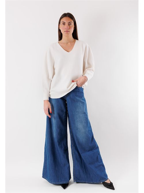 maglia scollo v KONTATTO | FA106NPANNA