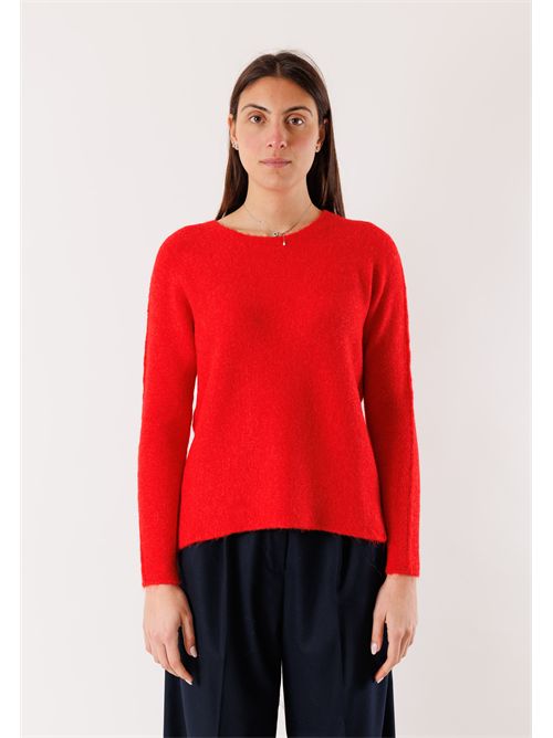 maglia scollo barca con spacchi FA121N KONTATTO | FA121NROSSO