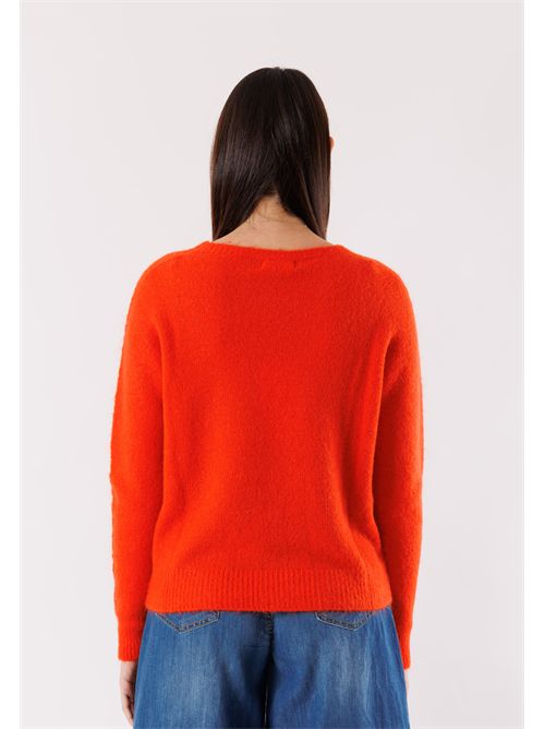 maglia girocollo KONTATTO | FA129NARANCIO