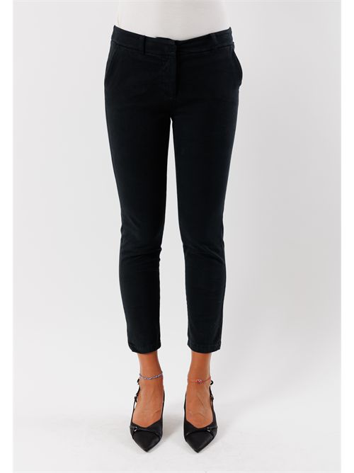 Stretch cotton chino pants TT3000C KONTATTO | TT3000CNERO-BLACK