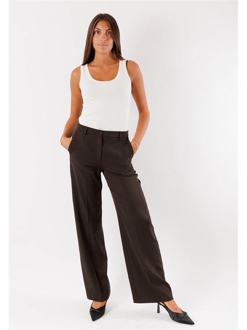 pantaloni palazzo MESANGE | AI25518MORO