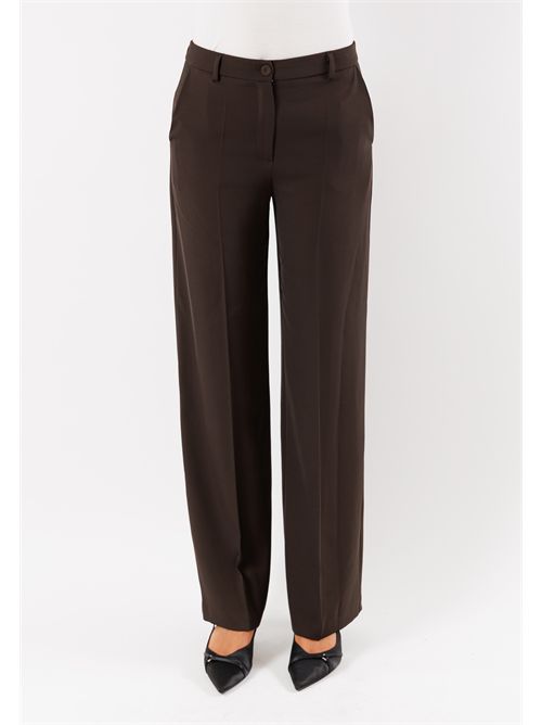 pantaloni palazzo MESANGE | AI25518MORO