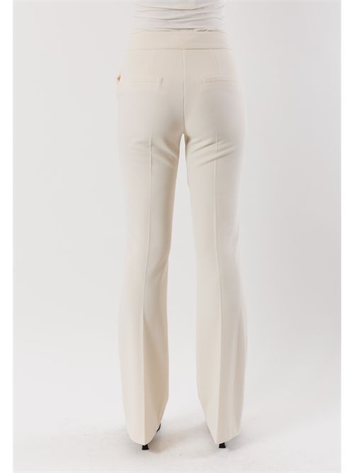 Stretch fabric flared pants AI25353 MESANGE | AI25535PANNA