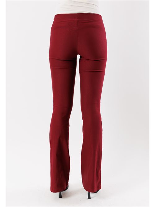 pantaloni bengalina zampa MESANGE | AI25584BORDEAUX