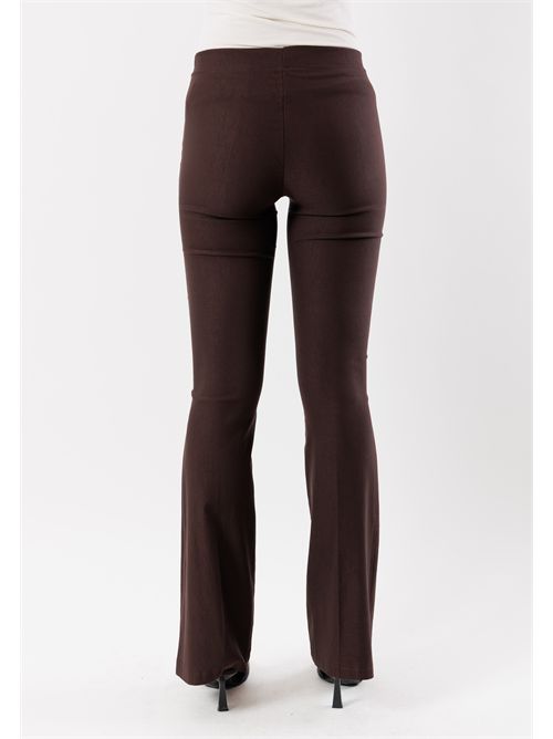 pantaloni bengalina zampa MESANGE | AI25584MORO