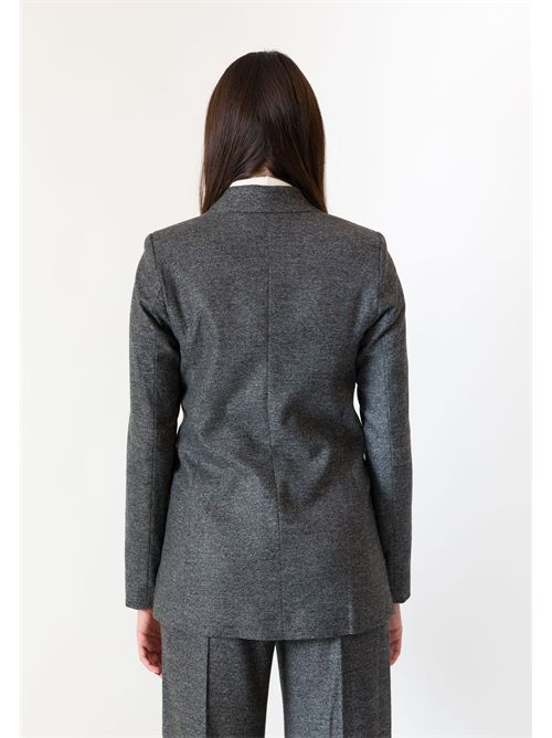 giacca flanella melange AI25643 MESANGE | AI25643BIANCO-NERO