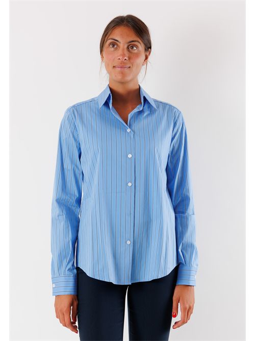 camicia gessata modello classico AI25669 MESANGE | AI25669GESS CEL