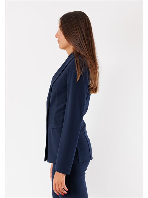 completo con giacca doppiopetto e pantalone a zampa AI25685 MESANGE | AI25685BLU