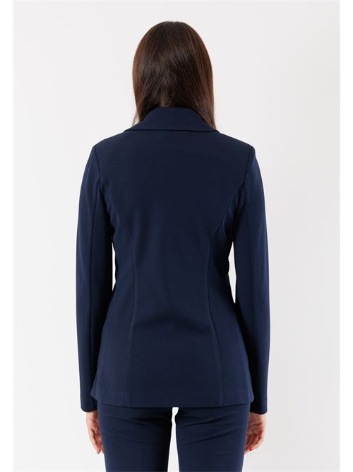 completo con giacca doppiopetto e pantalone a zampa AI25685 MESANGE | AI25685BLU