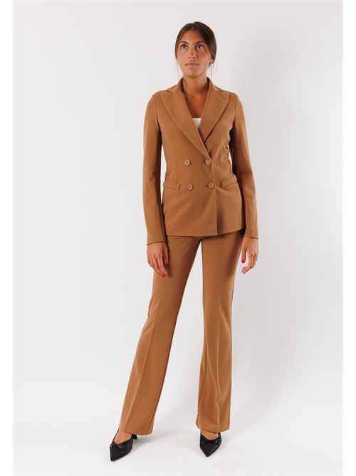completo d/petto pant zampa MESANGE | AI25685CAMMELLO