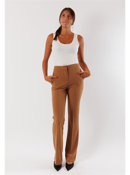 completo d/petto pant zampa MESANGE | AI25685CAMMELLO