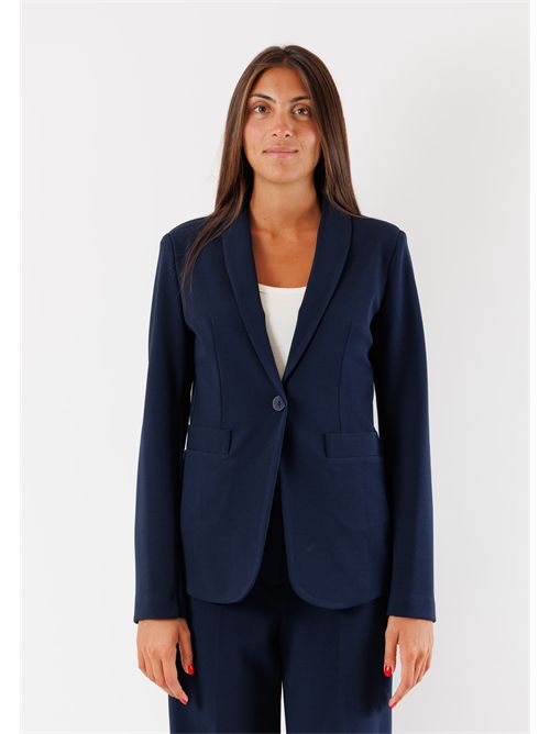 Completo con giacca monopetto e pantalone palazzo AI25686 MESANGE | AI25686BLU