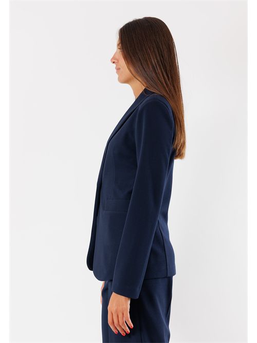Completo con giacca monopetto e pantalone palazzo AI25686 MESANGE | AI25686BLU