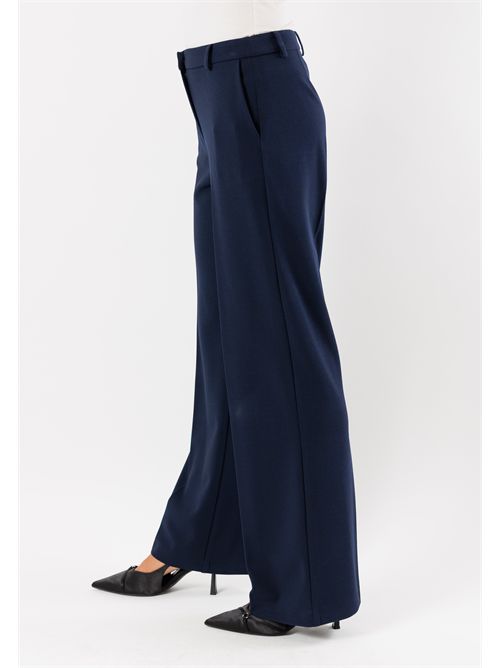 Completo con giacca monopetto e pantalone palazzo AI25686 MESANGE | AI25686BLU