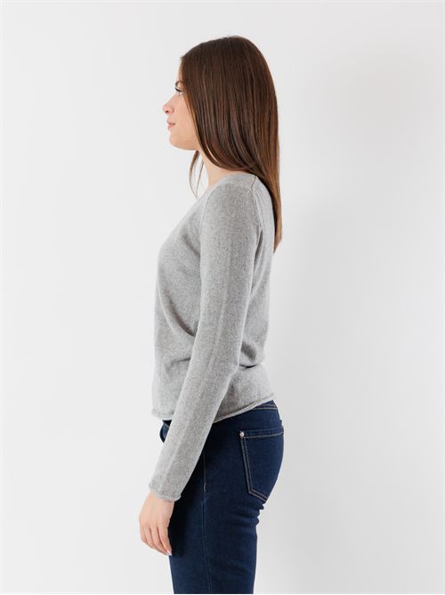 maglia scollo v 100% cashmere CHIARA MESANGE | CHIARAGRIGIO