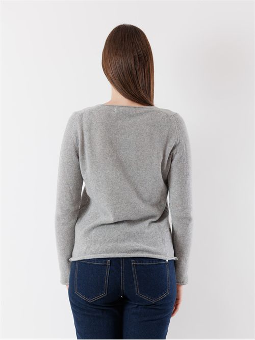 maglia scollo v 100% cashmere CHIARA MESANGE | CHIARAGRIGIO