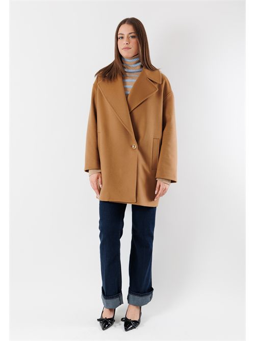 Short coat in pure virgin wool G50-80CV MESANGE | G50-80CVCAMMELLO