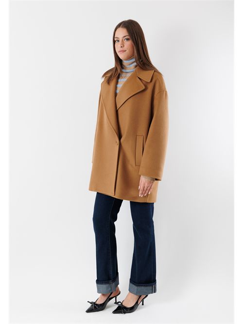 Short coat in pure virgin wool G50-80CV MESANGE | G50-80CVCAMMELLO