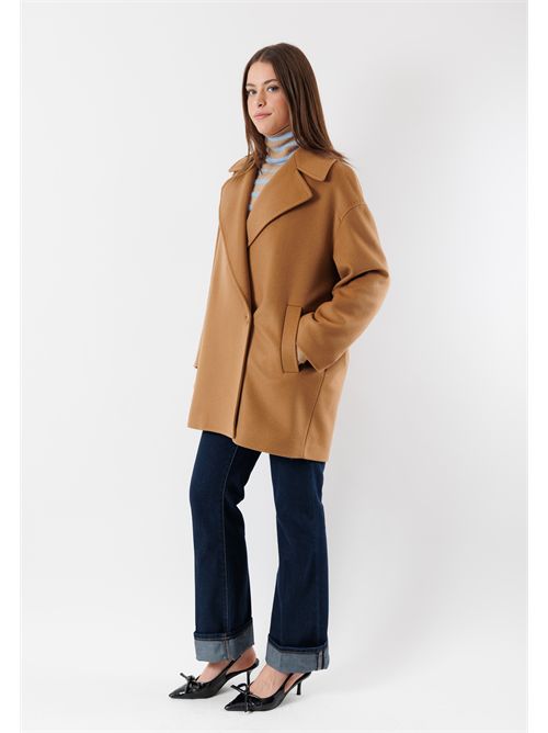 Short coat in pure virgin wool G50-80CV MESANGE | G50-80CVCAMMELLO