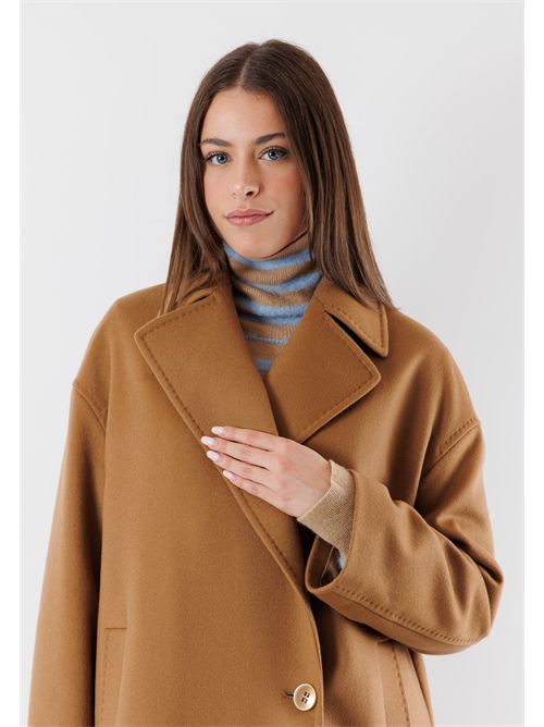 Short coat in pure virgin wool G50-80CV MESANGE | G50-80CVCAMMELLO