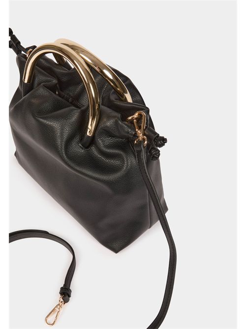 Borsa effetto pelle, con doppi manici metallici dorati e tracolla removibile 2ANSE MORGAN DE TOI | 2ANSENOIR