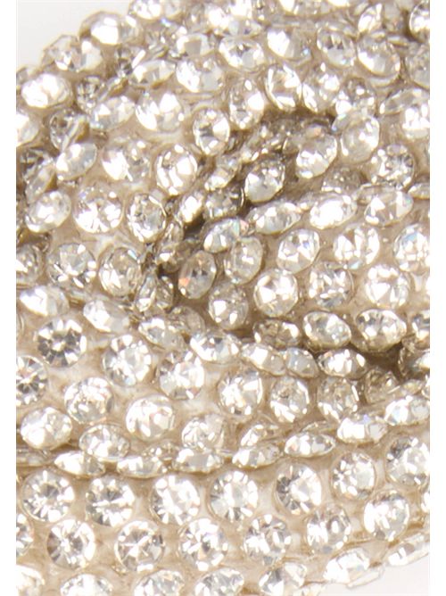 Belt with rhinestones and knotted details 3FILA MORGAN DE TOI | 3FILACOULEUR ARGENT
