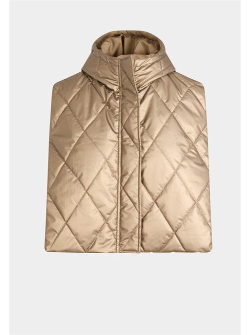 Poncho trapuntato con cappuccio 5CODOU MORGAN DE TOI | 5CODOUCOULEUR CUIVRE