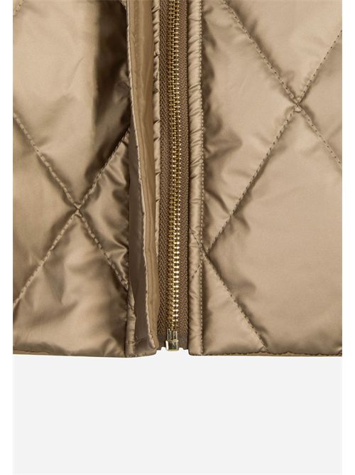 Poncho trapuntato con cappuccio 5CODOU MORGAN DE TOI | 5CODOUCOULEUR CUIVRE
