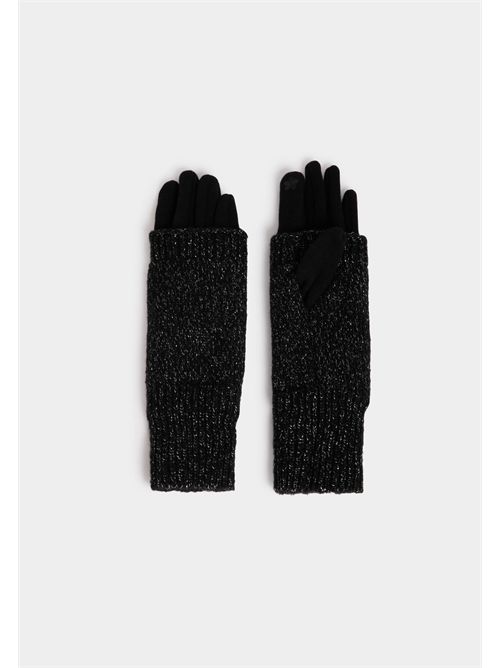 glitter knit gloves 5GMILU MORGAN DE TOI | 5GMILUNOIR