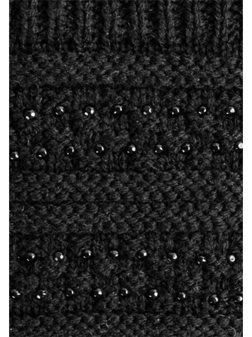 Guanti in morbida maglia con dettagli a rilievo 5MOUFY MORGAN DE TOI | 5MOUFY.WNOIR