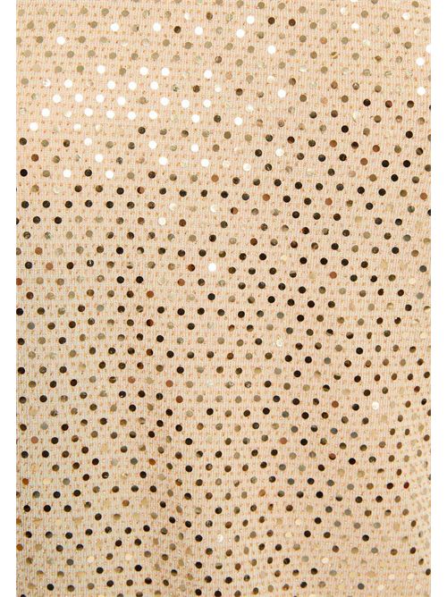 Top monospalla con paillettes luminose BSHOK MORGAN DE TOI | BSHOKCOULEUR ARGENT