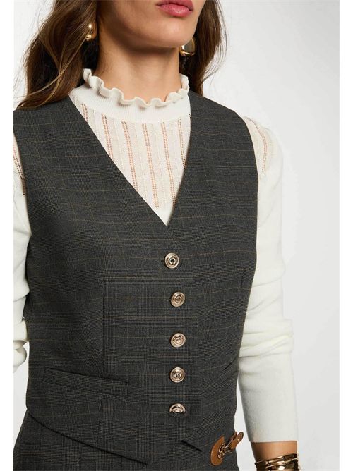 Gilet con bottoni frontali CAMME.F ( TAGLIE FRANCESI ) MORGAN DE TOI | CAMME.FGRIS MOYEN