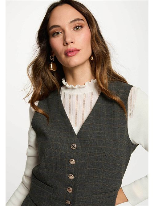 Gilet con bottoni frontali CAMME.F ( TAGLIE FRANCESI ) MORGAN DE TOI | CAMME.FGRIS MOYEN