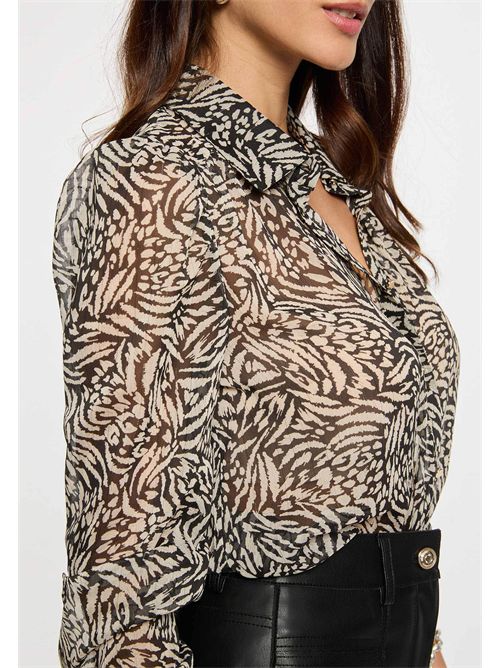 Camicia con stampa animalier CAPITAL ( TAGLIE FRANCESI ) MORGAN DE TOI | CAPITALMULTICOLORE