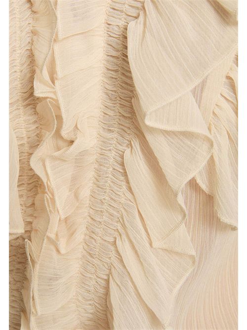 Shirt with ruffles CATHY ( FRENCH SIZES ) MORGAN DE TOI | CATHYCREME