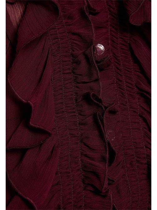 Shirt with ruffles CATHY ( FRENCH SIZES ) MORGAN DE TOI | CATHYPRUNE