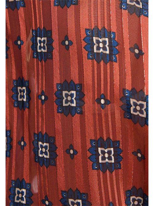 Camicia con tsampa geometrica CILGAL.F ( TAGLIE FRANCESI ) MORGAN DE TOI | CILGAL.FMULTICOLORE