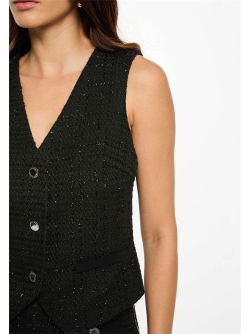 Gilet con scollo a V e bottoni frontali CLACK ( TAGLIE FRANCESI ) MORGAN DE TOI | CLACKNOIR