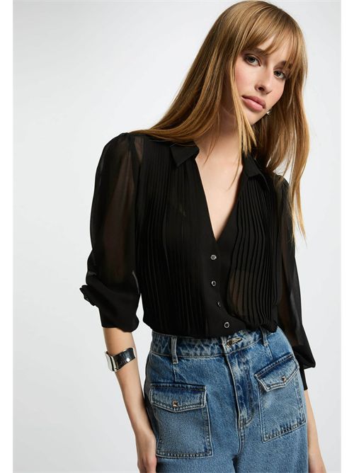 Camicia con maniche velate CPLIA ( TAGLIE FRANCESI ) MORGAN DE TOI | CPLIANOIR