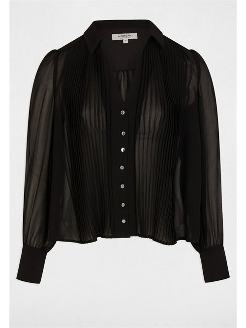 Camicia con maniche velate CPLIA ( TAGLIE FRANCESI ) MORGAN DE TOI | CPLIANOIR