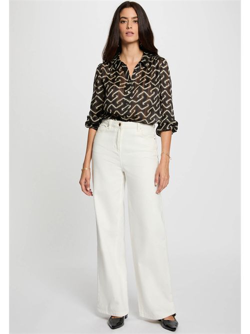 Camicia con stampa geometrica CPLIST2 ( TAGLIE FRANCESI ) MORGAN DE TOI | CPLIST2MULTICOLORE