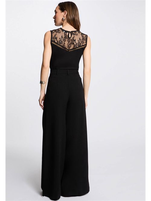Black top with lace inserts DALI MORGAN DE TOI | DALINOIR
