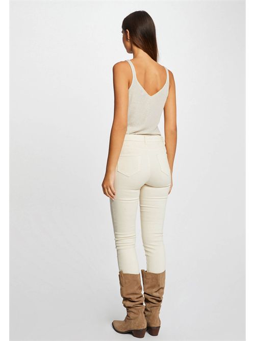 V-neck tank top with laminated yarn DANIEL MORGAN DE TOI | DANIELIVOIRE