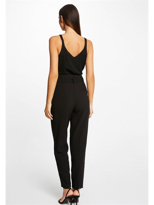 V-neck tank top with laminated yarn DANIEL MORGAN DE TOI | DANIELNOIR