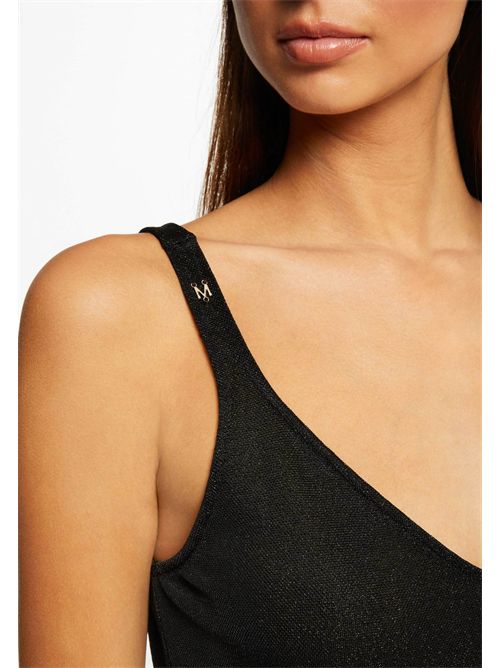 V-neck tank top with laminated yarn DANIEL MORGAN DE TOI | DANIELNOIR