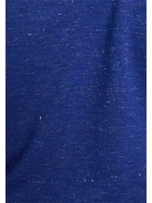 V-neck sweater with shiny yarn DAYA MORGAN DE TOI | DAYABLEU ELECTRIQUE