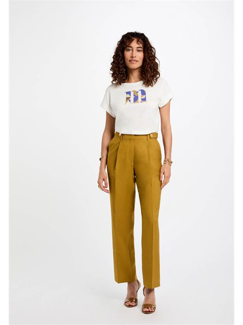 T-shirt bianca con logo grafico DEM MORGAN DE TOI | DEMBLANC