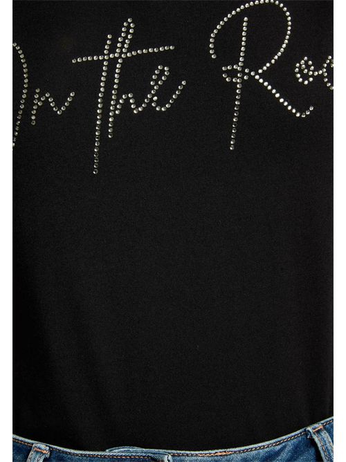 T-shirt nera con stampa On the Rock DLUCAS MORGAN DE TOI | DLUCASNOIR